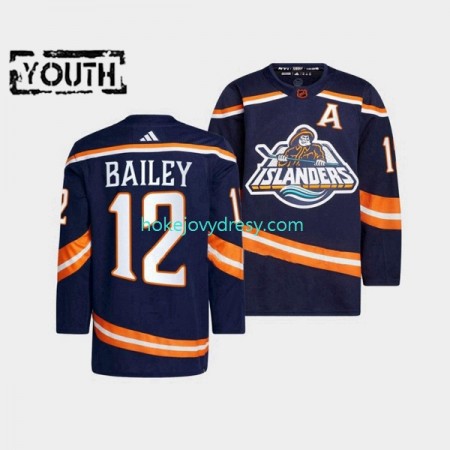 Dětské Hokejový Dres New York Islanders Josh Bailey 12 Adidas 2022-2023 Reverse Retro Námořnictvo Authentic
